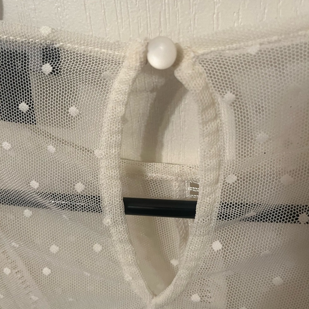 Halogen Women's Ivory Lace Blouse - Picture 8 of 9